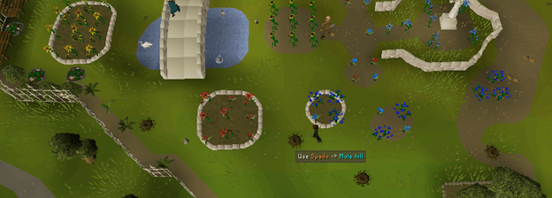 Falador Park's Mole holes