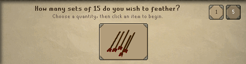 Fletching OSRS Example (2)